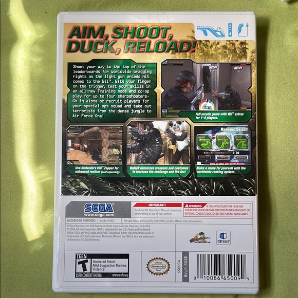 Ghost Squad Nintendo Wii Game Complete With Manual - Picture 2 of 4